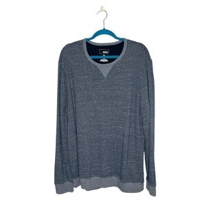 Sonoma Men’s Paramount Blue Double Knit Rayon Blend Crewneck Top